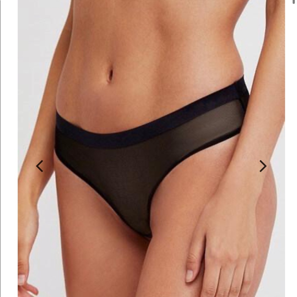FREE PEOPLE Roxanne bikini (OB761395) Black, NWT